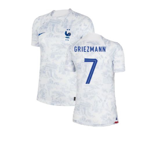 2022-2023 France Away Shirt (Ladies) (Griezmann 7)