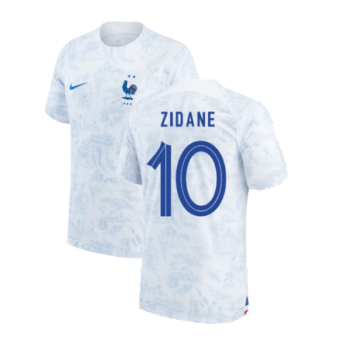 2022-2023 France Away Shirt (ZIDANE 10)