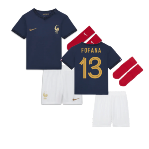 2022-2023 France Home Baby Kit (Infants) (Fofana 13)