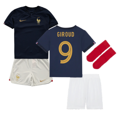 2022-2023 France Home Little Boys Mini Kit (Giroud 9)