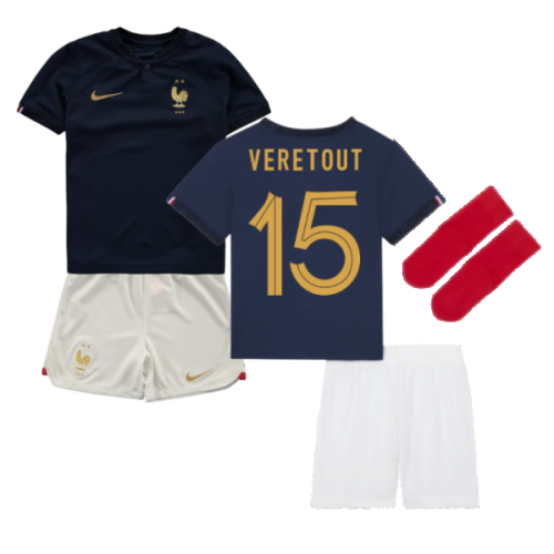 2022-2023 France Home Little Boys Mini Kit (Veretout 15)