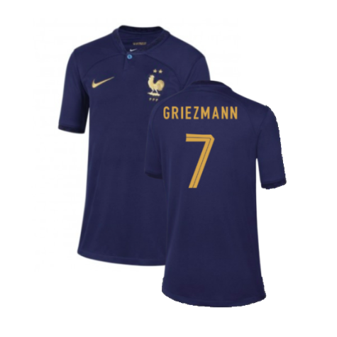 2022-2023 France Home Shirt - Kids (Griezmann 7)