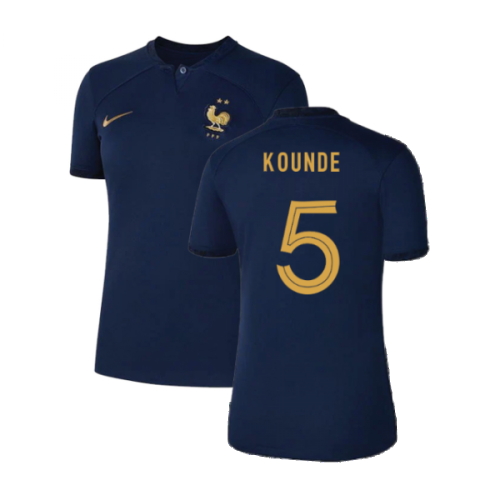 2022-2023 France Home Shirt (Ladies) (Kounde 5)