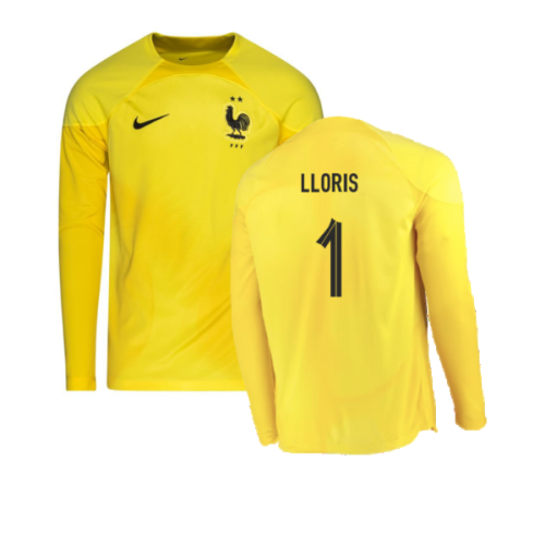 2022-2023 France LS Goalkeeper Shirt (Yellow) (Lloris 1)