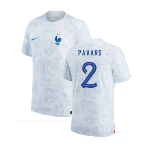 2022-2023 France Match ADV Dri-Fit Away Shirt (Pavard 2)