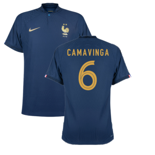 2022-2023 France Match Home Player Issue Shirt (CAMAVINGA 6)