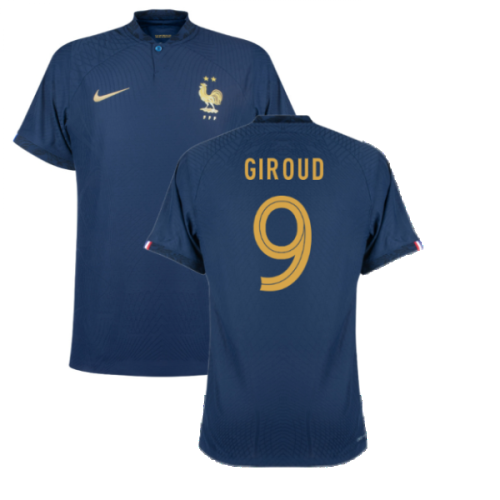 2022-2023 France Match Home Player Issue Shirt (GIROUD 9)