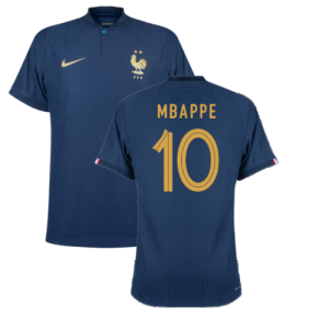 2022-2023 France Match Home Player Issue Shirt (MBAPPE 10)