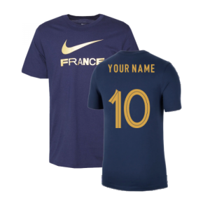 2022-2023 France Swoosh Tee (Navy)