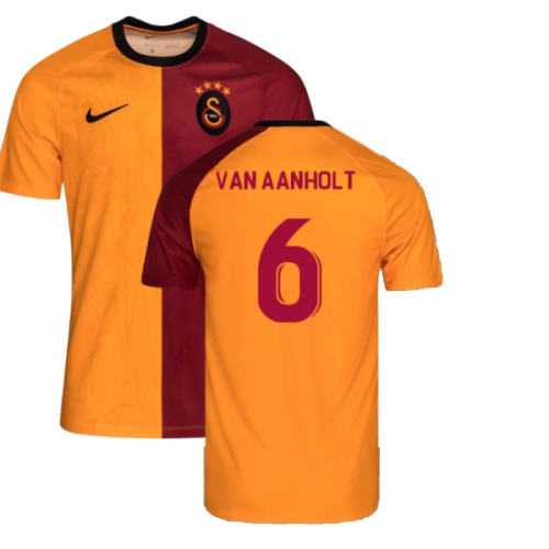 2022-2023 Galatasaray Home Shirt (Kids) (VAN AANHOLT 6)