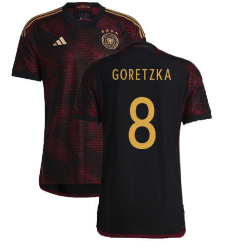 2022-2023 Germany Authentic Away Shirt (GORETZKA 8)