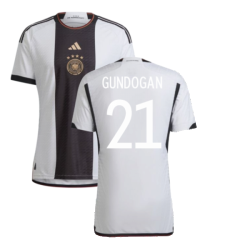 2022-2023 Germany Authentic Home Shirt (GUNDOGAN 21)