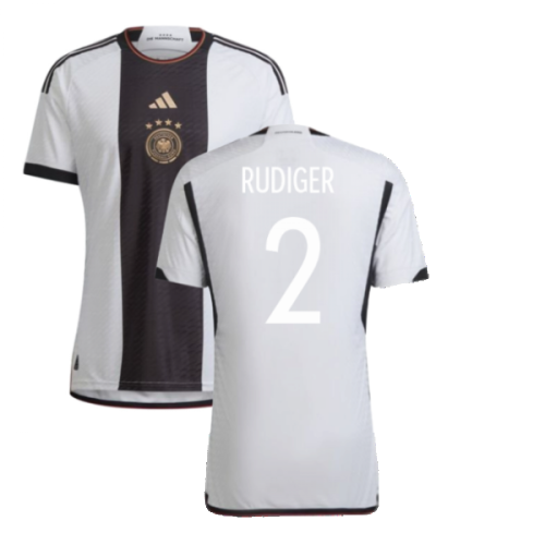 2022-2023 Germany Authentic Home Shirt (RUDIGER 2)