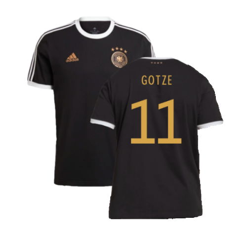 2022-2023 Germany DNA 3S Tee (Black) (Gotze 11)