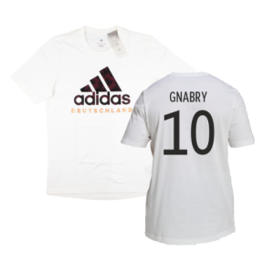 2022-2023 Germany DNA Graphic Tee (White) (Gnabry 10)