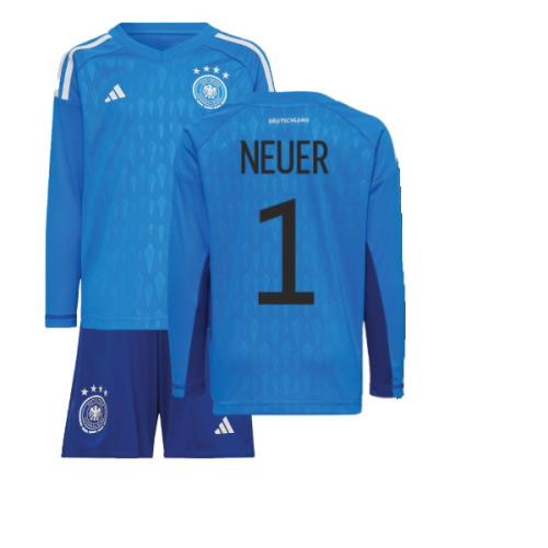 2022-2023 Germany Home Goalkeeper Mini Kit (NEUER 1)