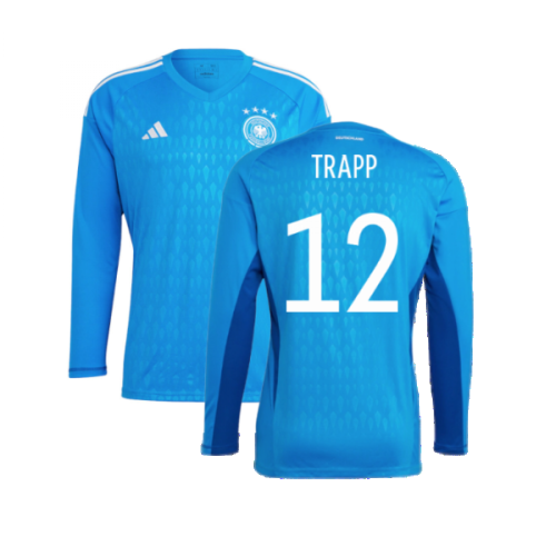 2022-2023 Germany Home Goalkeeper Shirt (Blue) (Trapp 12)