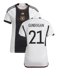 2022-2023 Germany Home Shirt (Ladies) (GUNDOGAN 21) 2022-2023 Germany Home Shirt (Ladies) (GUNDOGAN 21)