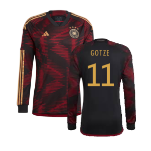 2022-2023 Germany Long Sleeve Away Shirt (Gotze 11)