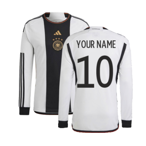 2022-2023 Germany Long Sleeve Home Shirt (Your Name)