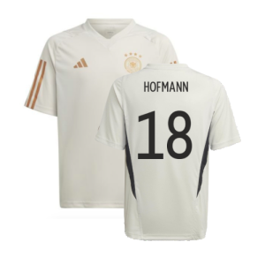 2022-2023 Germany Training Jersey (Alumina) - Kids (Hofmann 18)