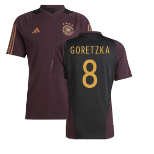 2022-2023 Germany Training Jersey (Shadow Maroon) (GORETZKA 8)