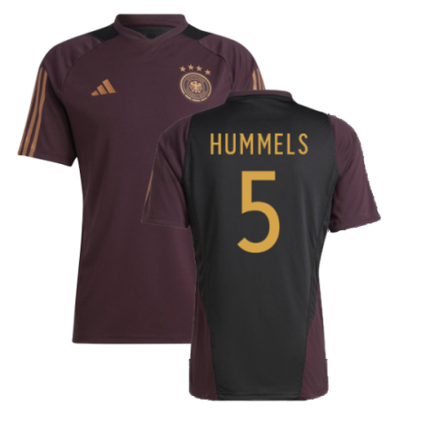 2022-2023 Germany Training Jersey (Shadow Maroon) (HUMMELS 5)