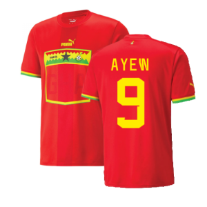 2022-2023 Ghana Away Shirt (AYEW 9)