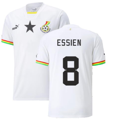 2022-2023 Ghana Home Shirt (ESSIEN 8)