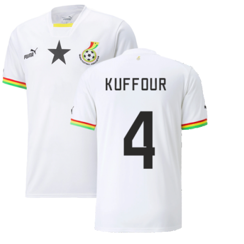 2022-2023 Ghana Home Shirt (KUFFOUR 4)