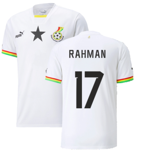 2022-2023 Ghana Home Shirt (RAHMAN 17)