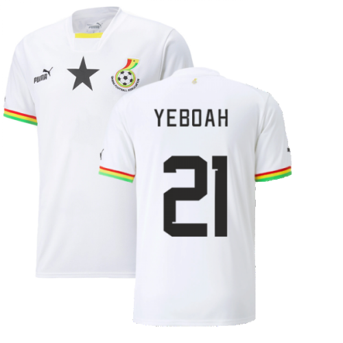 2022-2023 Ghana Home Shirt (YEBOAH 21)