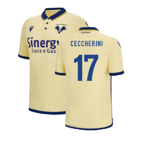 2022-2023 Hellas Verona Away Shirt (CECCHERINI 17)