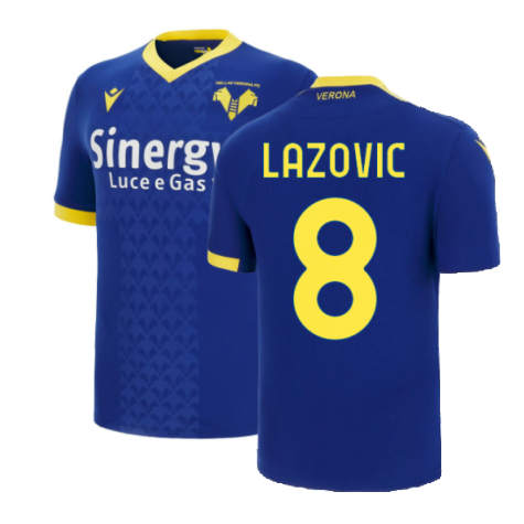 2022-2023 Hellas Verona Home Shirt (LAZOVIC 8)