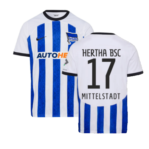 2022-2023 Hertha Berlin Home Shirt (Kids) (MITTELSTADT 17)