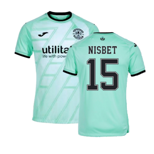 2022-2023 Hibernian Away Shirt (NISBET 15)