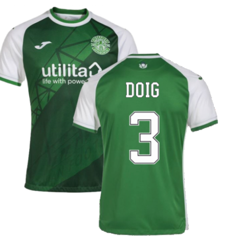 2022-2023 Hibernian Home Shirt (DOIG 3)