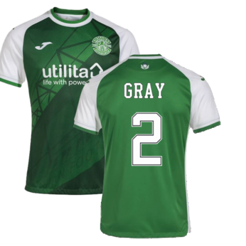 2022-2023 Hibernian Home Shirt (GRAY 2)