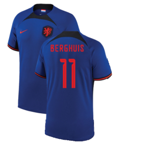 2022-2023 Holland Away Shirt (Kids) (BERGHUIS 11)