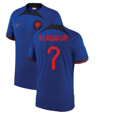 2022-2023 Holland Away Shirt (Kids) (BERGWIJN 7)