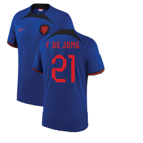 2022-2023 Holland Away Shirt (Kids) (F.DE JONG 21)