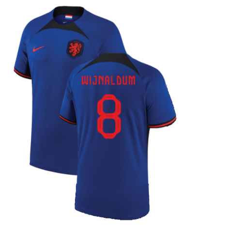 2022-2023 Holland Away Shirt (WIJNALDUM 8)