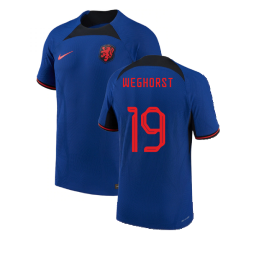 2022-2023 Holland Away Vapor Shirt (Weghorst 19)