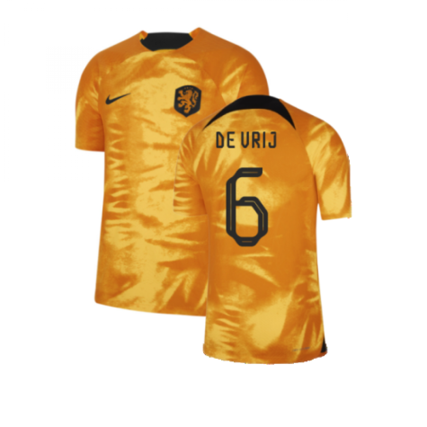 2022-2023 Holland Home Dri-Fit ADV Match Shirt (De Vrij 6)