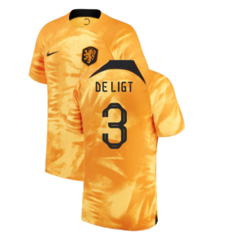 2022-2023 Holland Home Shirt (DE LIGT 3)