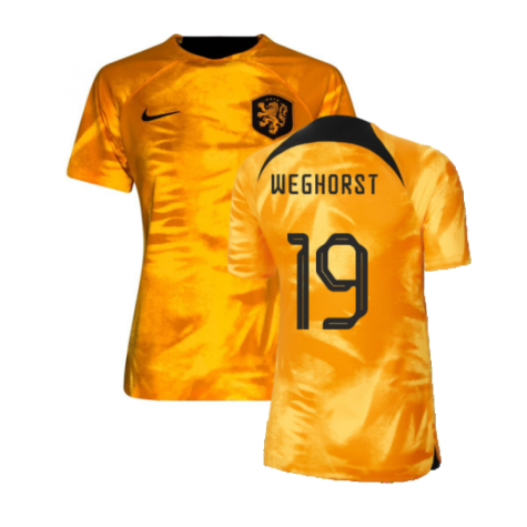 2022-2023 Holland Home Shirt (Ladies) (Weghorst 19)