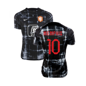 2022-2023 Holland Pre-Match Shirt (Black) - Kids (Memphis 10)