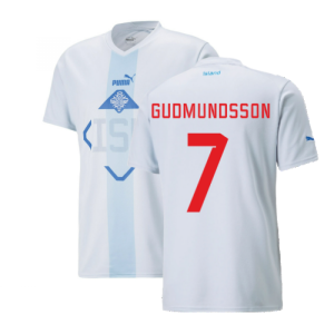 2022-2023 Iceland Away Shirt (GUDMUNDSSON 7)