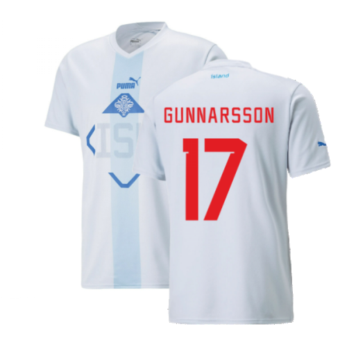 2022-2023 Iceland Away Shirt (GUNNARSSON 17)