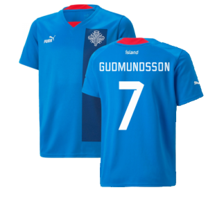 2022-2023 Iceland Home Shirt (Kids) (GUDMUNDSSON 7)